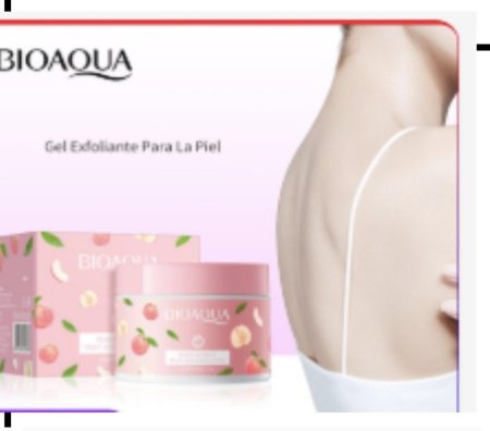 Peach fruit acid exfoliating gel