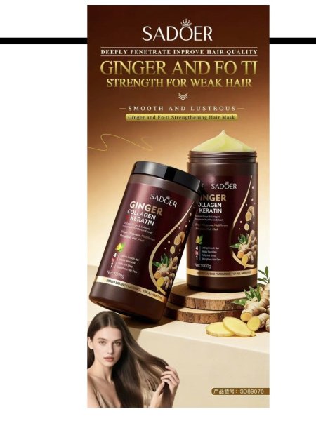 Ginger collagen +keratin